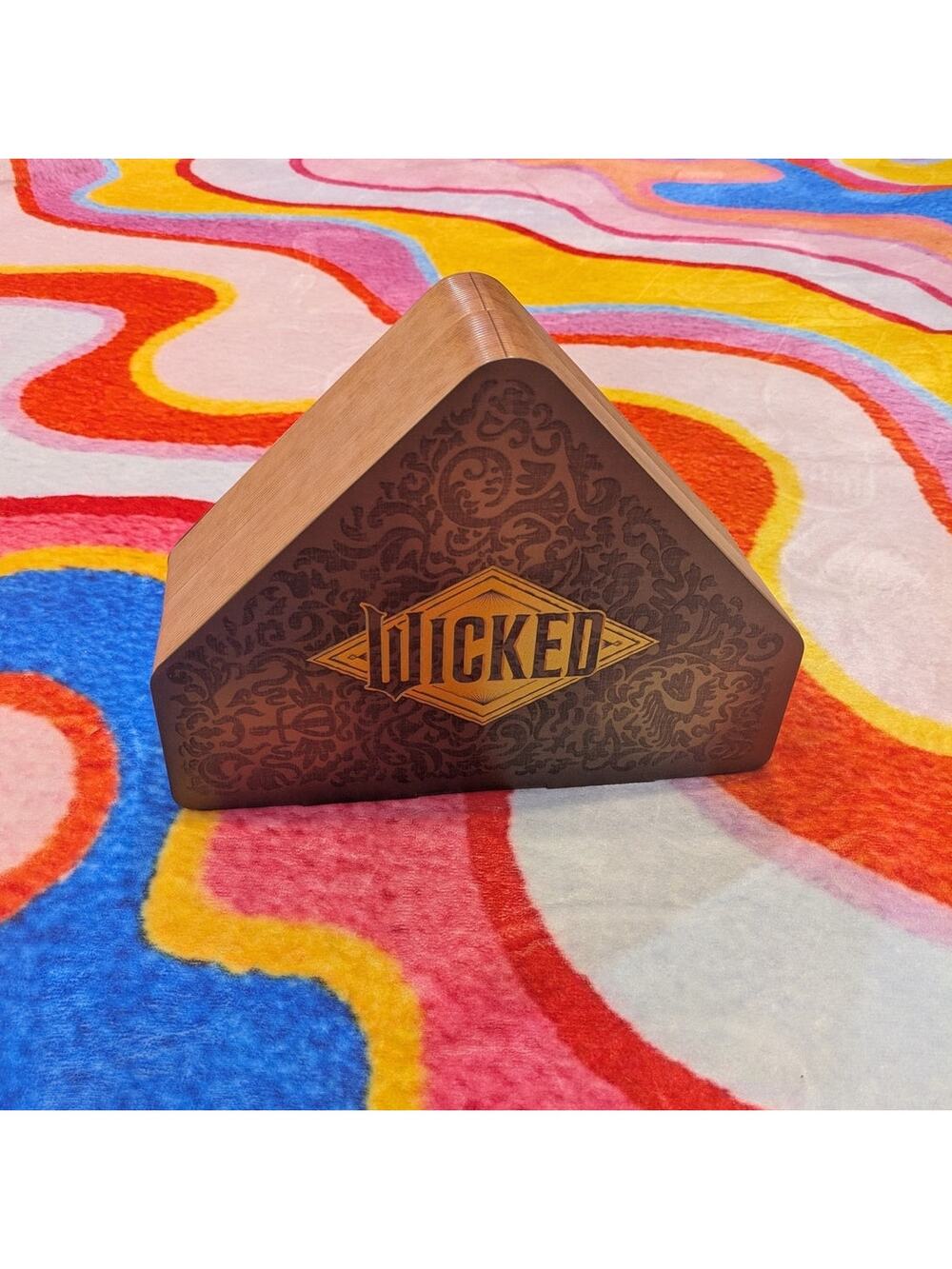 Rare Wicked For Good Popcorn Tin/Bucket “The Grimmerie” Spell Book AMC Exclusive